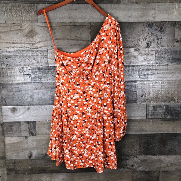 Free People Mini Jules Dress One Shoulder 4-S - Picture 3 of 10